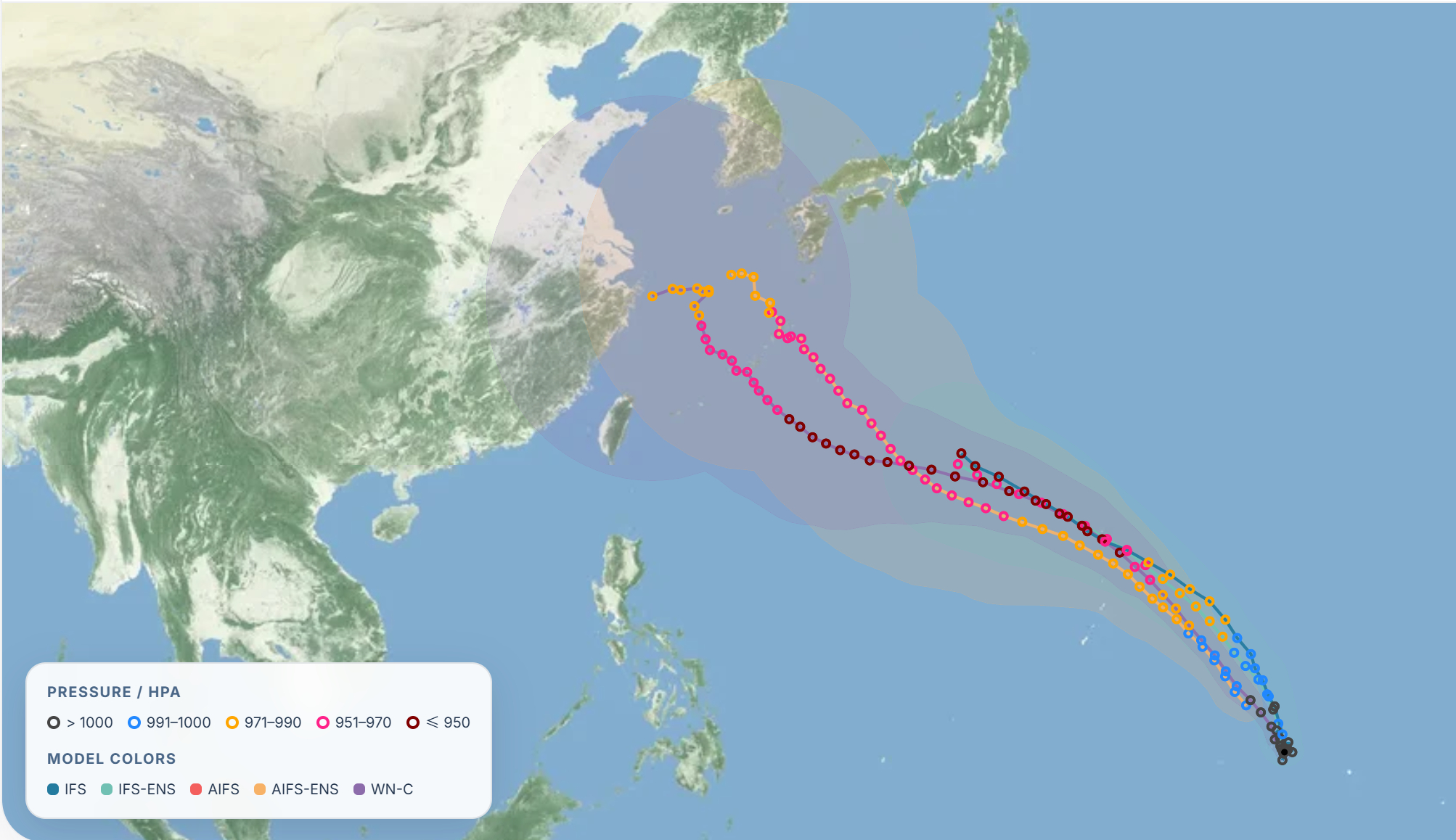 台风台风白海豚 后记：雨落白山，与风起南冥在停止编号数日后，白海豚的残余低涡依然
