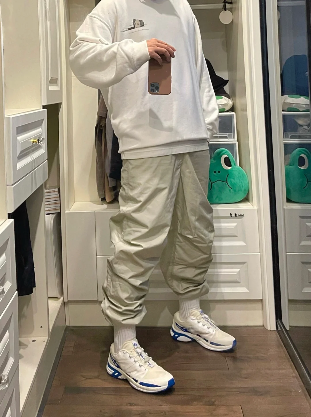 Uniqlo Kaws｜束脚裤穿搭