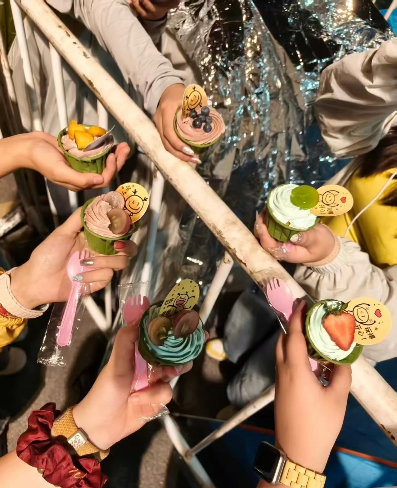 鹿晗给夜排粉丝发食物鹿晗给深夜夜排的粉丝 悄悄送食物太暖心了 与芦苇的双向奔赴祝