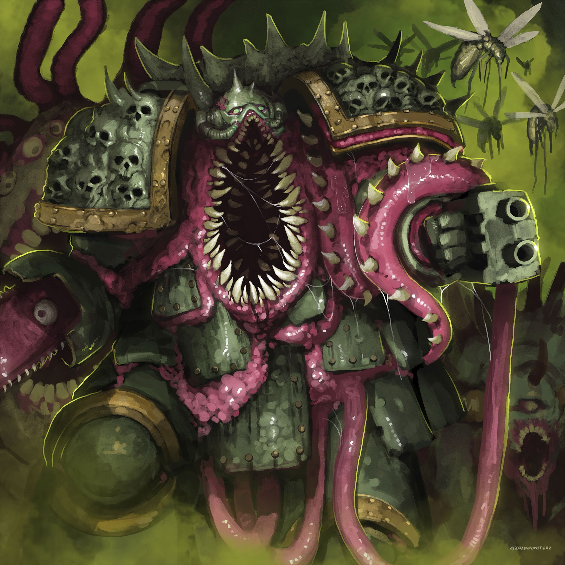 战锤40k 溃烂巨口by Reynier Vorobey 