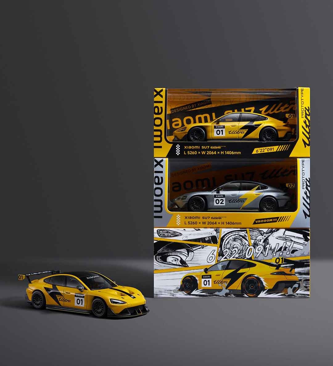 大家喜欢小米SU7Ultra原型车车模吗？ 那我就抽2个！关注评论区抽2位粉丝获