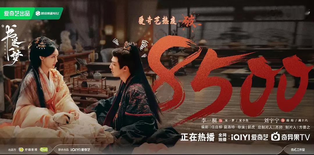 自从电视剧《临江仙》轻松热度破万后，《书卷一梦》也加快速度了，于正带了个好头。 