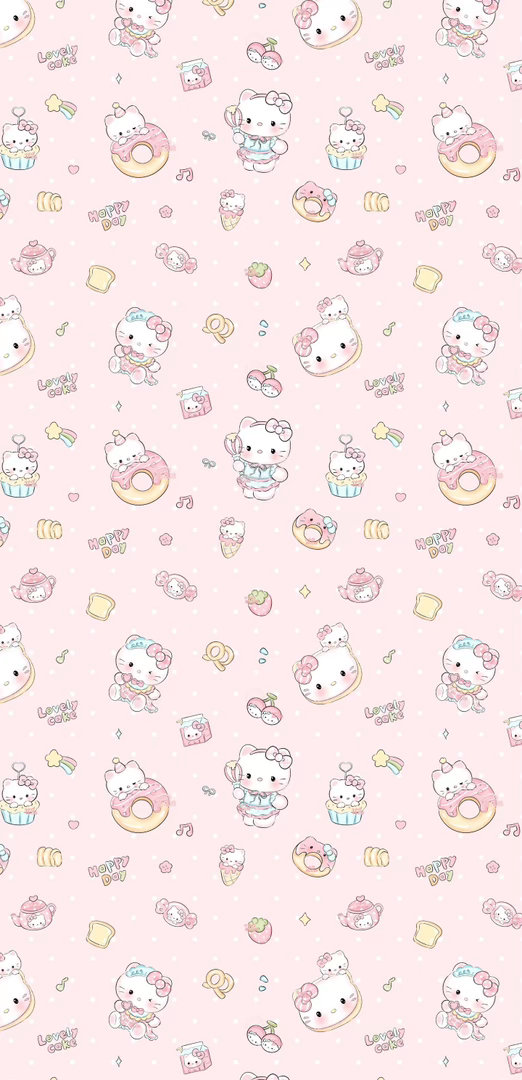 Hello Kitty壁纸分享三丽鸥｜少女心壁纸｜治愈壁纸｜甜美壁纸｜卡通壁纸｜