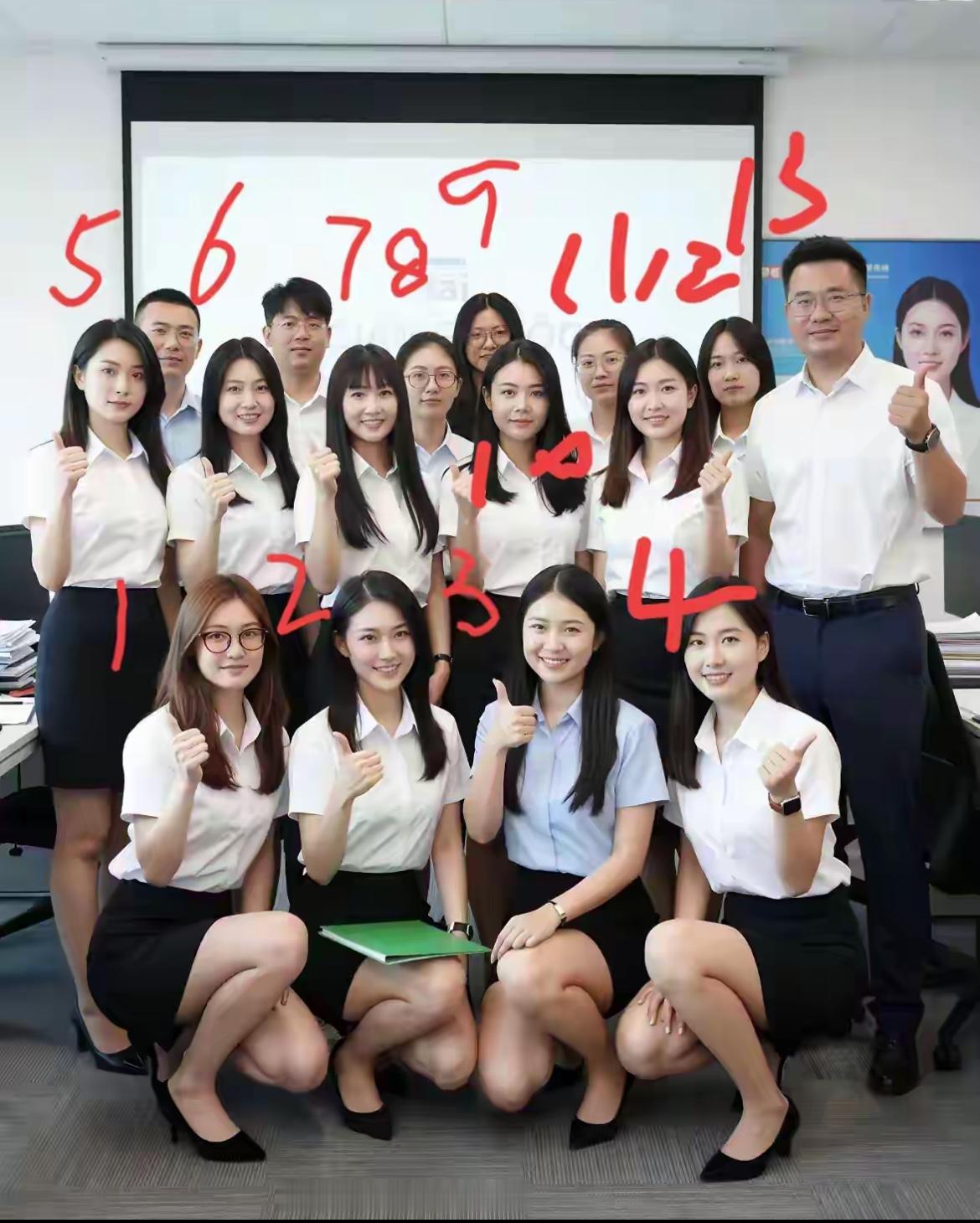 这这个单位上班太幸福了吧！都是精英！