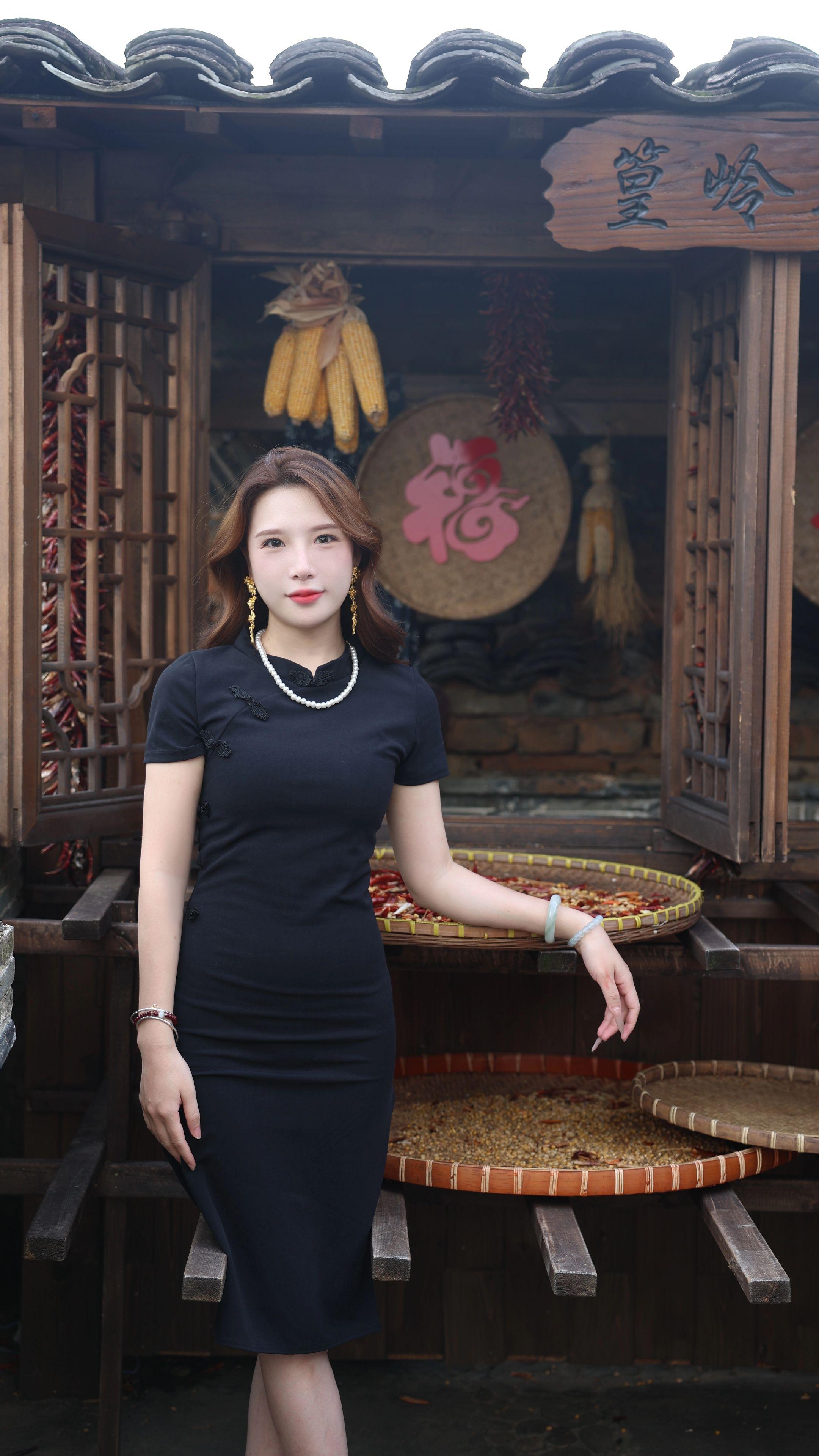 婺源篁岭 旗袍韵 住进风景里 旅拍