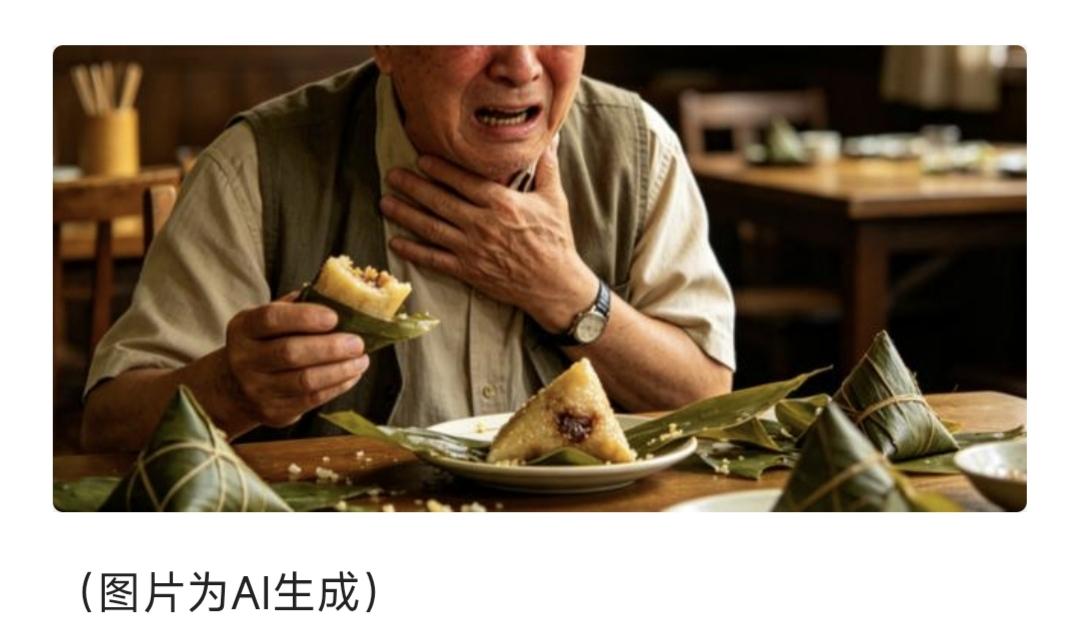 刚出锅的2个肉粽，让他狂吐2000毫升鲜血！这起端午惨剧给所有人敲响警钟！

一