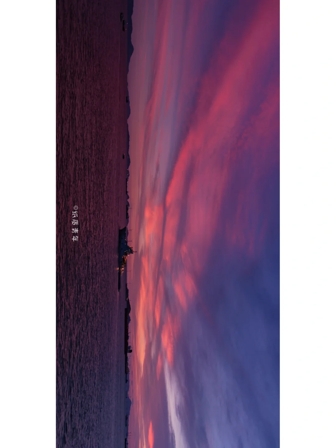 当霞光停留的时刻便是陷落美好的时刻。