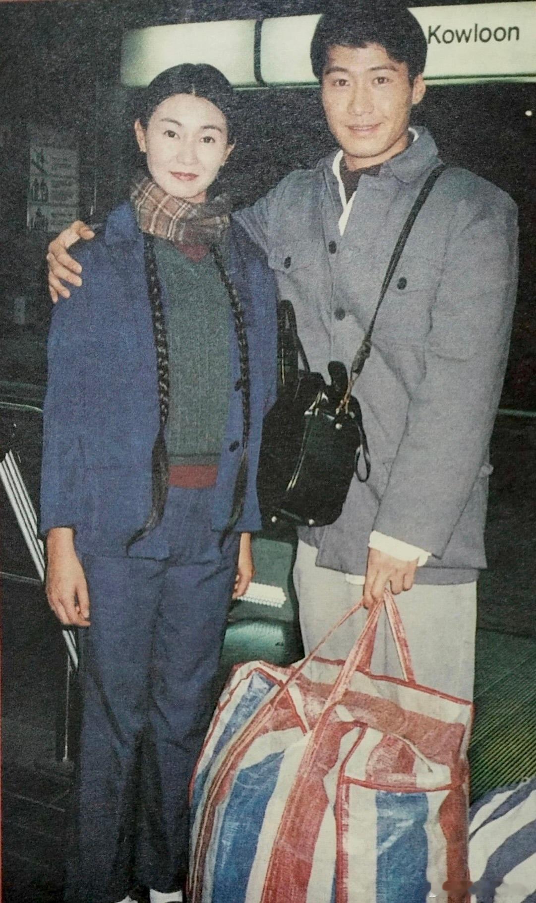 一组《甜蜜蜜》的幕后照片。1996年11月2日，《甜蜜蜜》香港上映。 ​​​