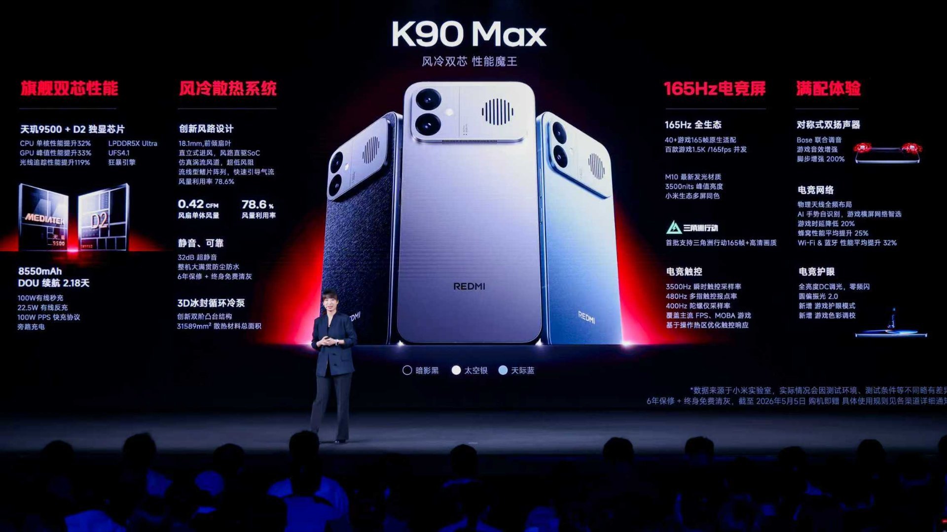 REDMI K90 Max首销成绩卖的很不错！仅4小时就拿下销量冠军，还直接刷新