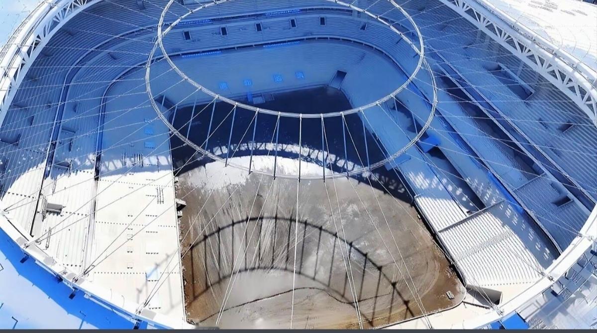 据DY账号济南LOOK晒照，济南黄河专业足球场最新进展来了！这也太震撼了黄河专业