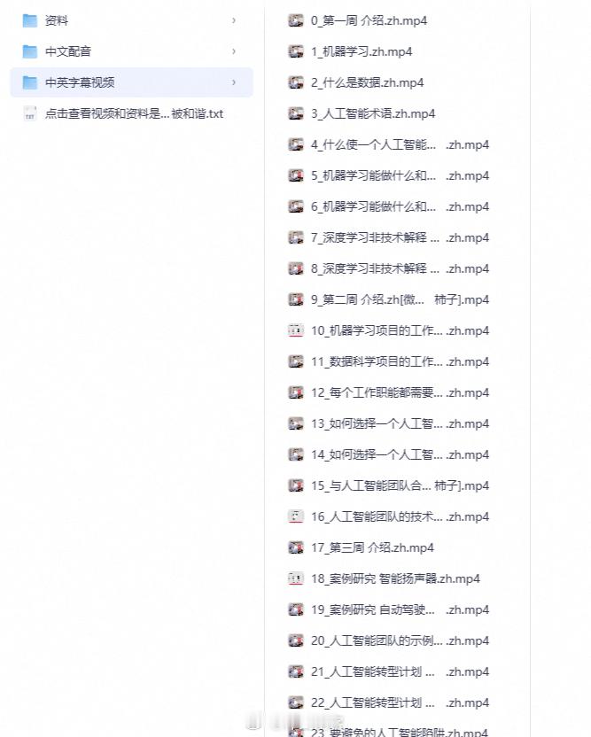 AI for everyone吴恩达机器学习教学视频链接： ​​​