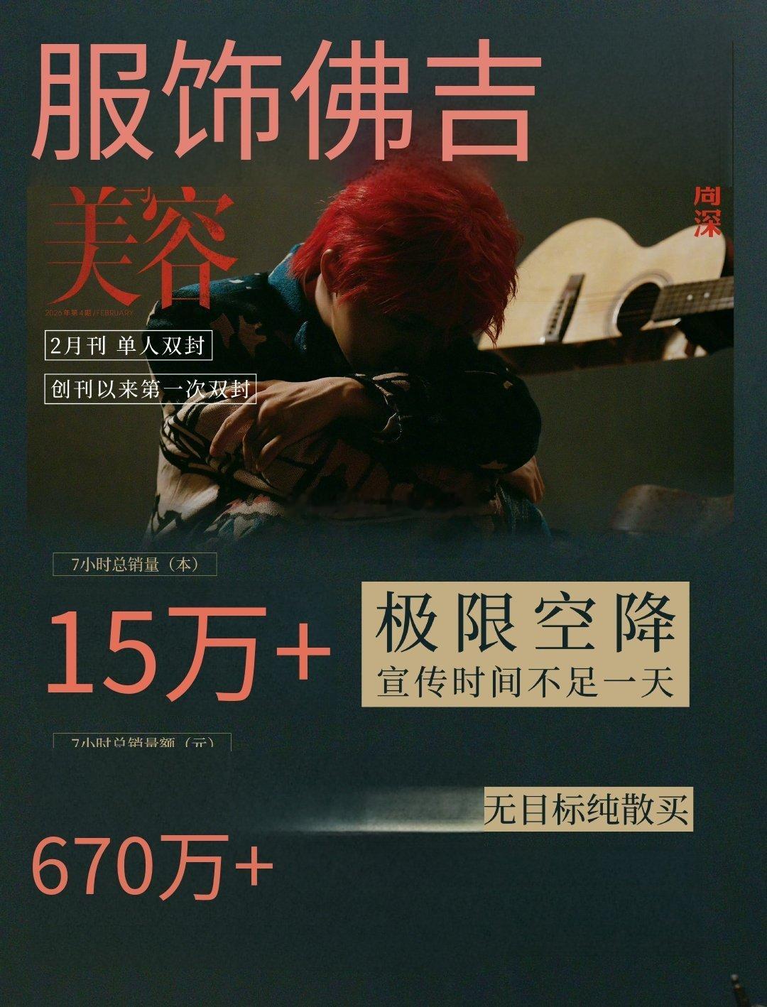 周深VOGUE销量5个小时全平台销售额650万➕🐮 