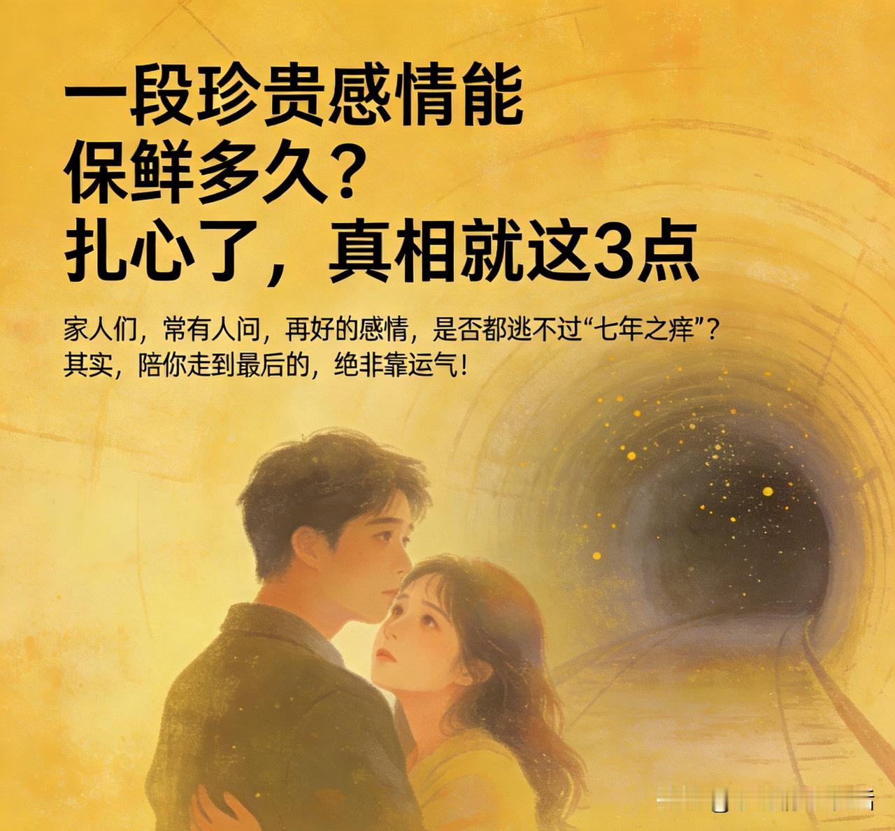 一段最珍贵的感情能保持多久? 
一段珍贵感情能保鲜多久？扎心了，真相就这3点
“