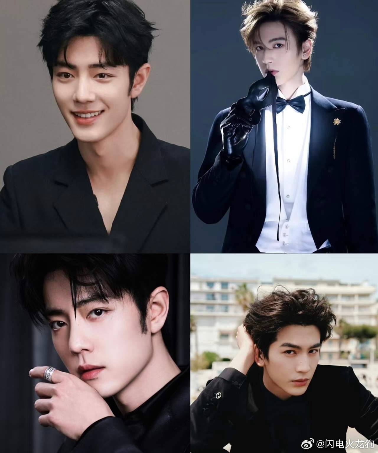 一边是拥有自己进行曲的“张凌赫”，一边是刚拿下SMG视帝的肖战，问了一下身边的男
