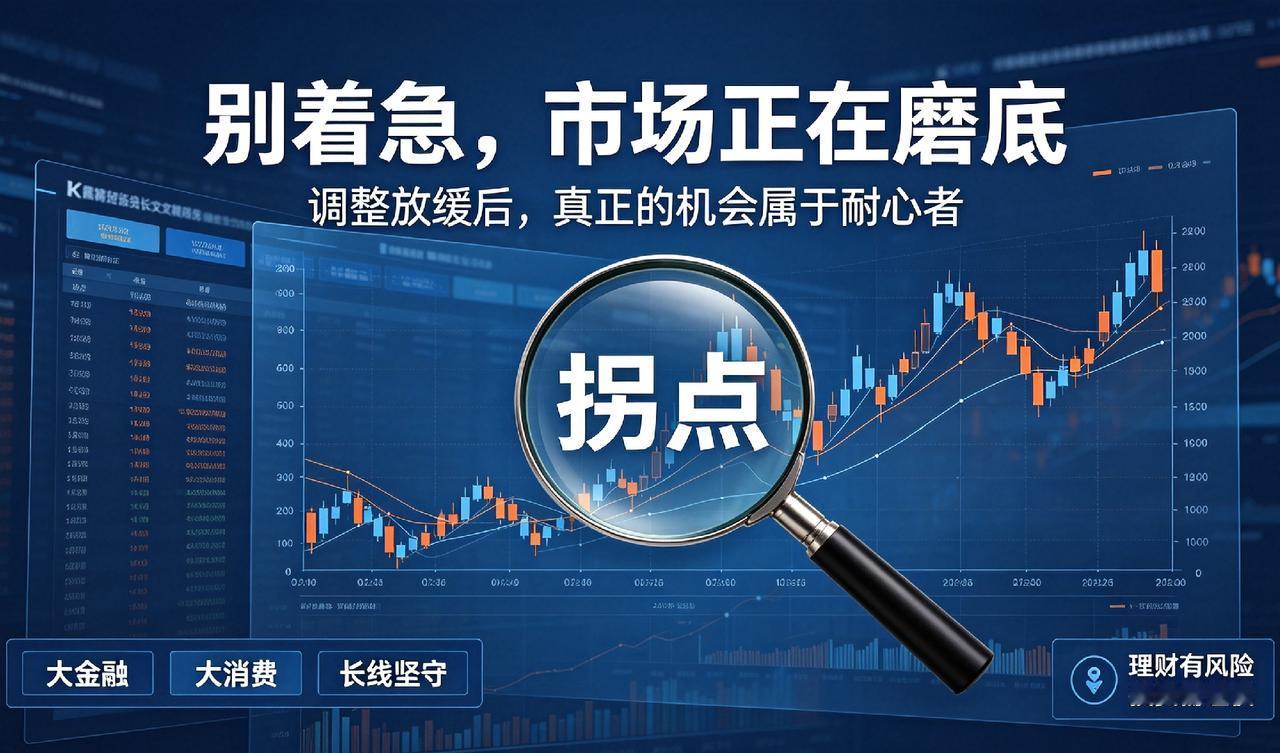 别着急！今天A股市场降速磨底，下半年拐点正在酝酿

提示：理财有风险，投资需谨慎