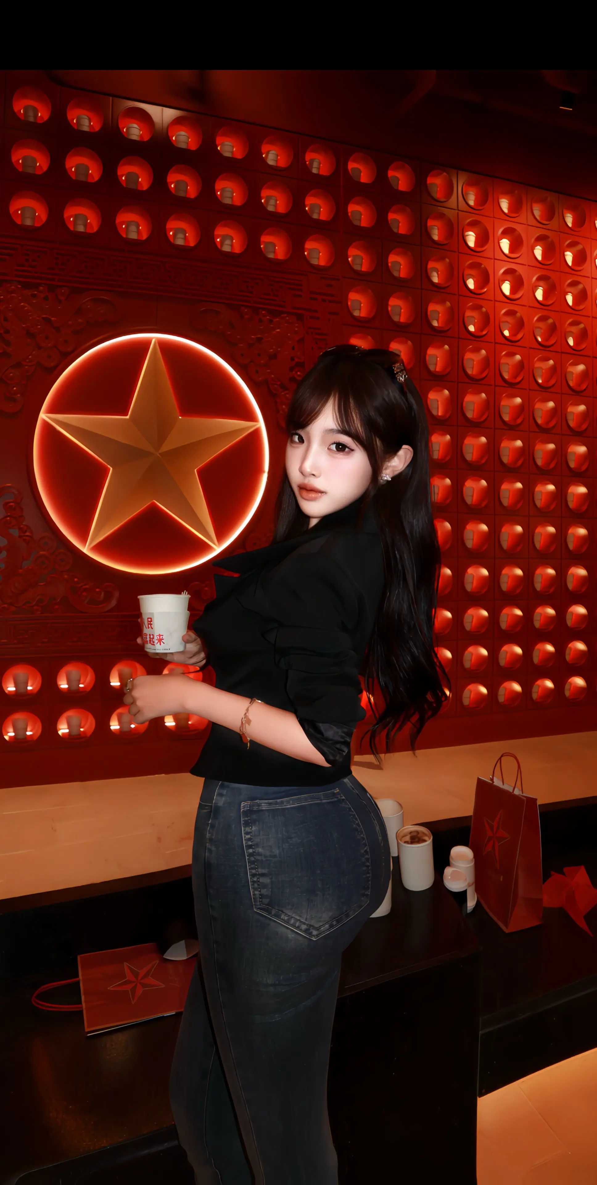 咖啡买两杯 人民一杯党一杯 祝愿祖国繁荣昌盛🇨🇳