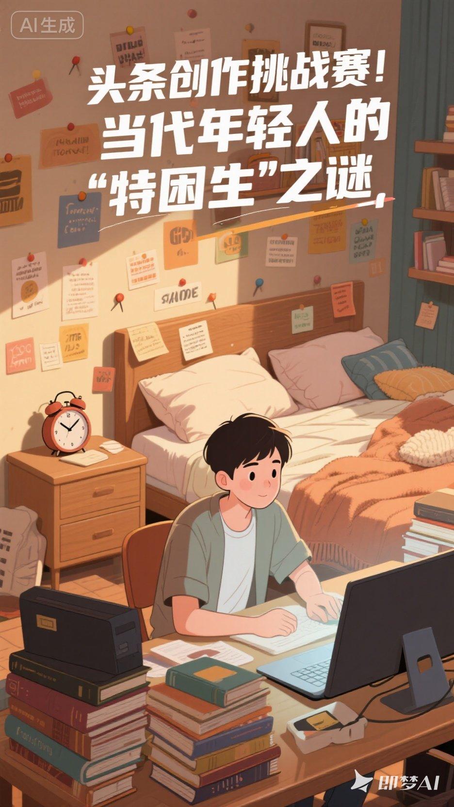 早上起床像“诈尸”，闹钟响了八遍，身体还在床上完成了一次“土拨鼠尖叫”的起势。挤