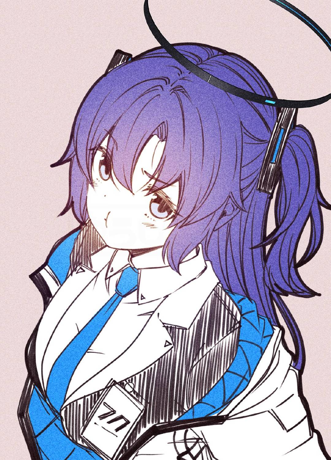 早濑优香——碧蓝档案——画师: こうじ@ 冬コミ新刊委託中，网页链接