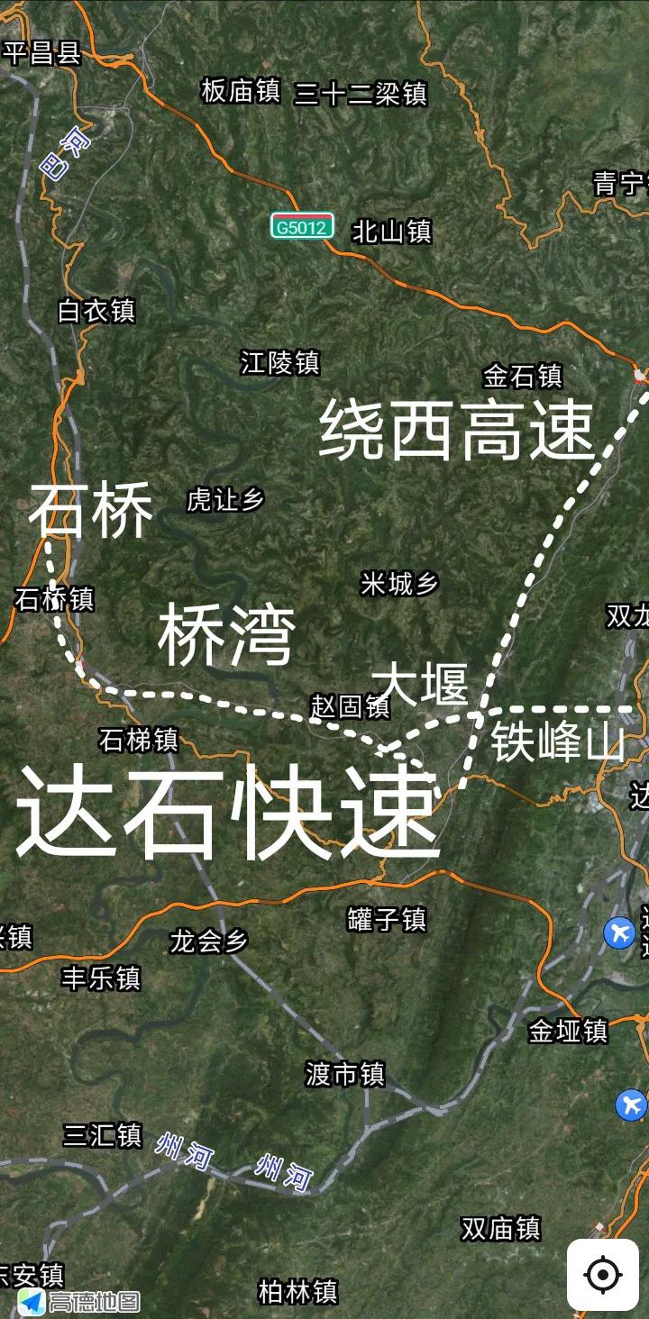 好消息，达州至石桥镇的达石快速通道(一级公路)全长约840米的黄家湾隧道已经可以