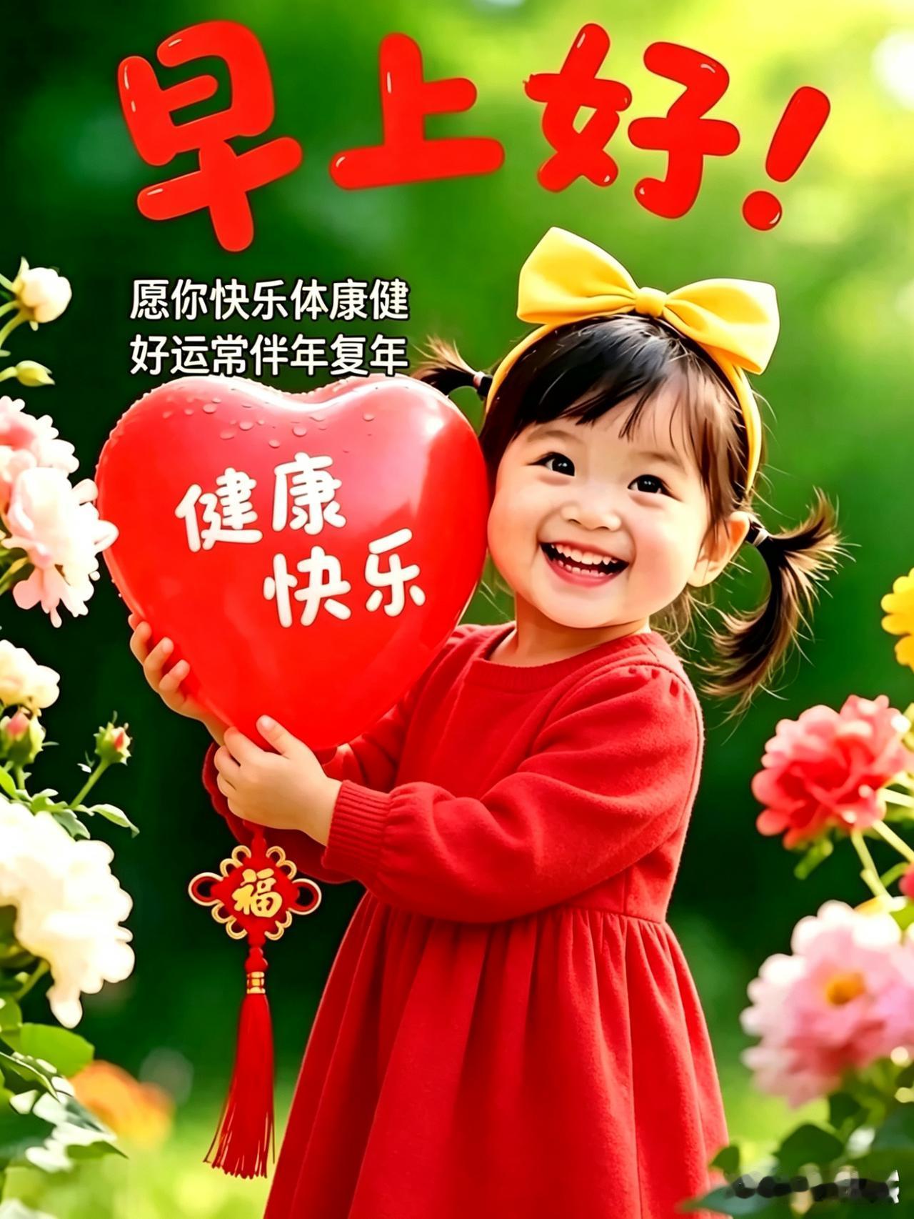 清晨携一缕清风送上暖心问候，感恩一路相守的粉丝和包子们，相逢便是缘分，相伴满心暖