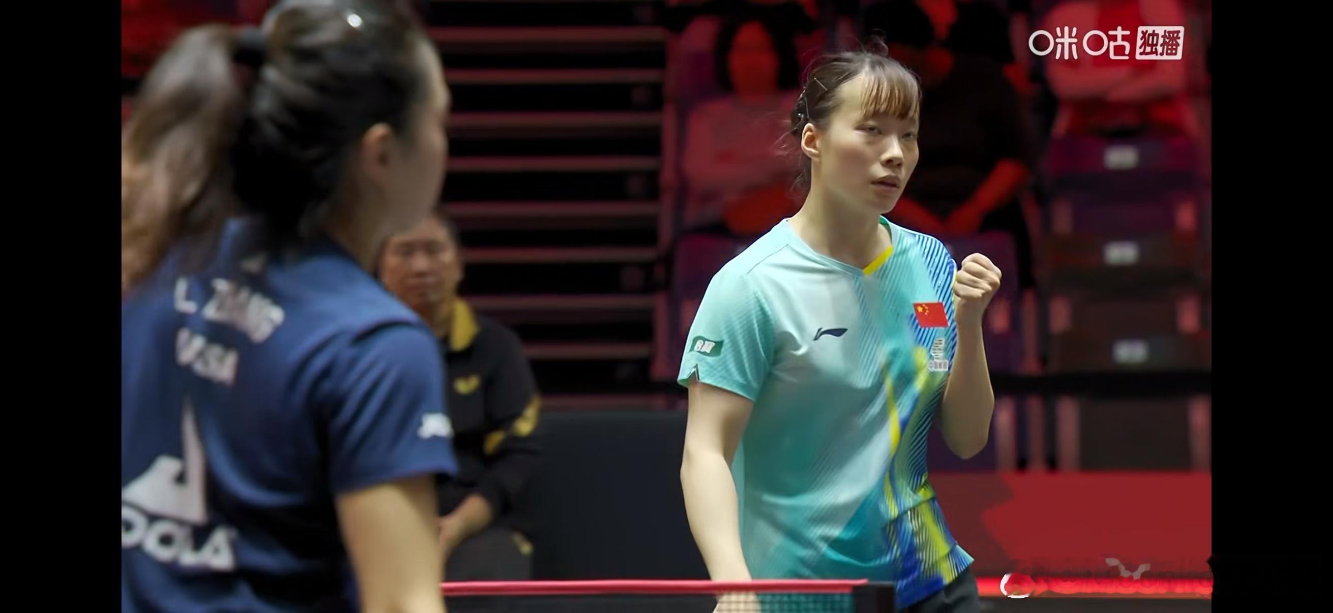WTT新加坡大满贯2026 女单1/16决赛：🇨🇳石洵瑶3比0张安🇺🇸（