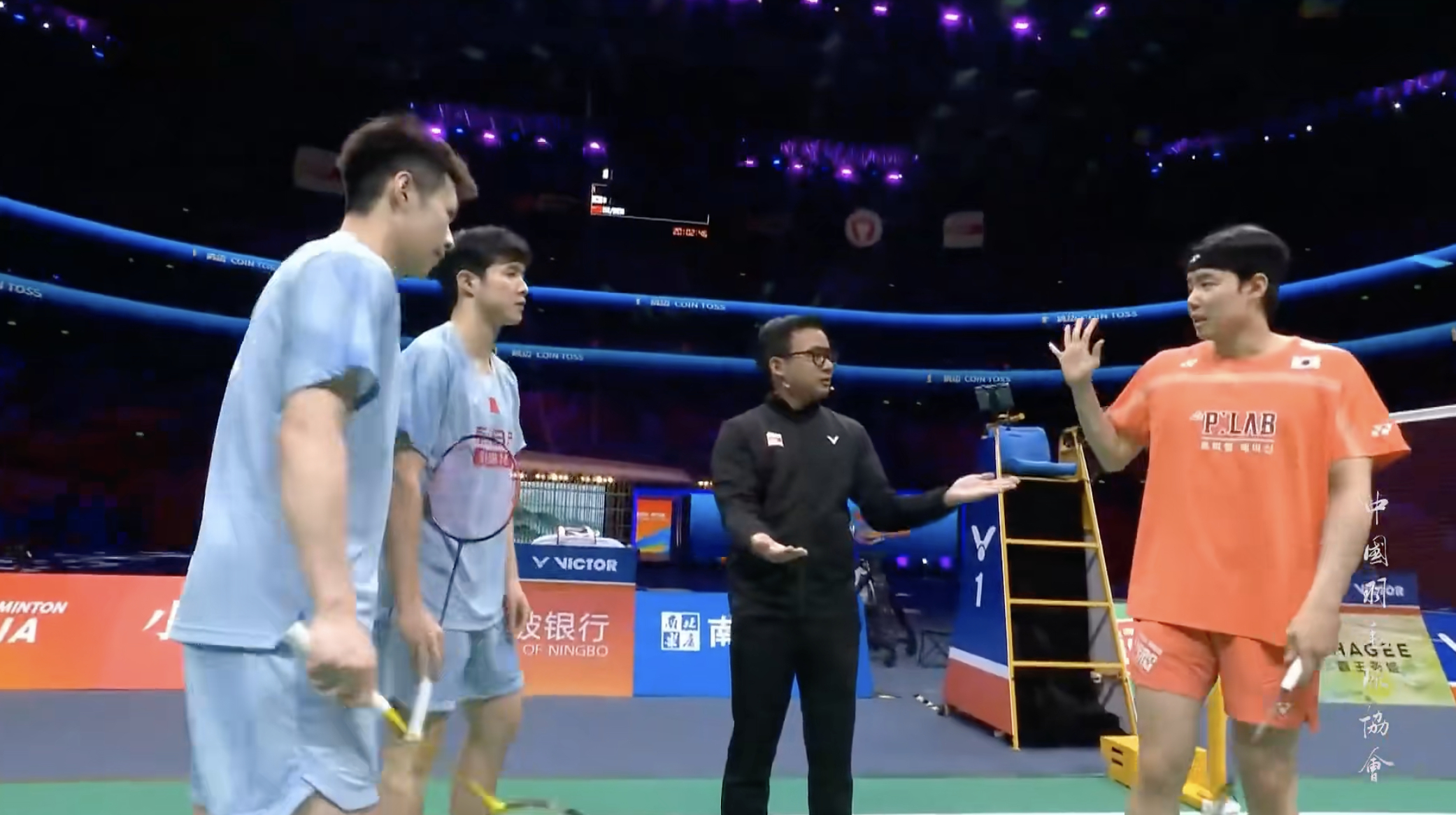 何济霆/任翔宇🇨🇳 vs 🇰🇷徐承宰/金元浩，比赛马上开始！亚羽争雄胜利