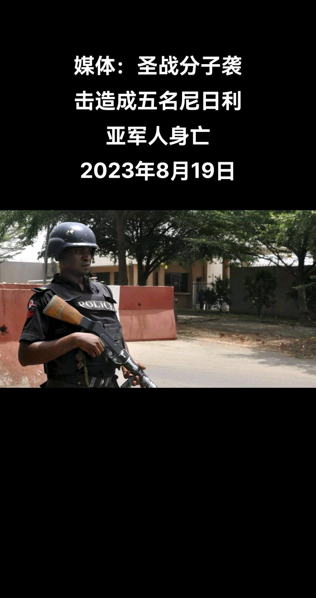 俄罗斯卫星通讯社莫斯科8月18日电 据法新社报道，圣战分子在尼日利亚与喀麦隆边境