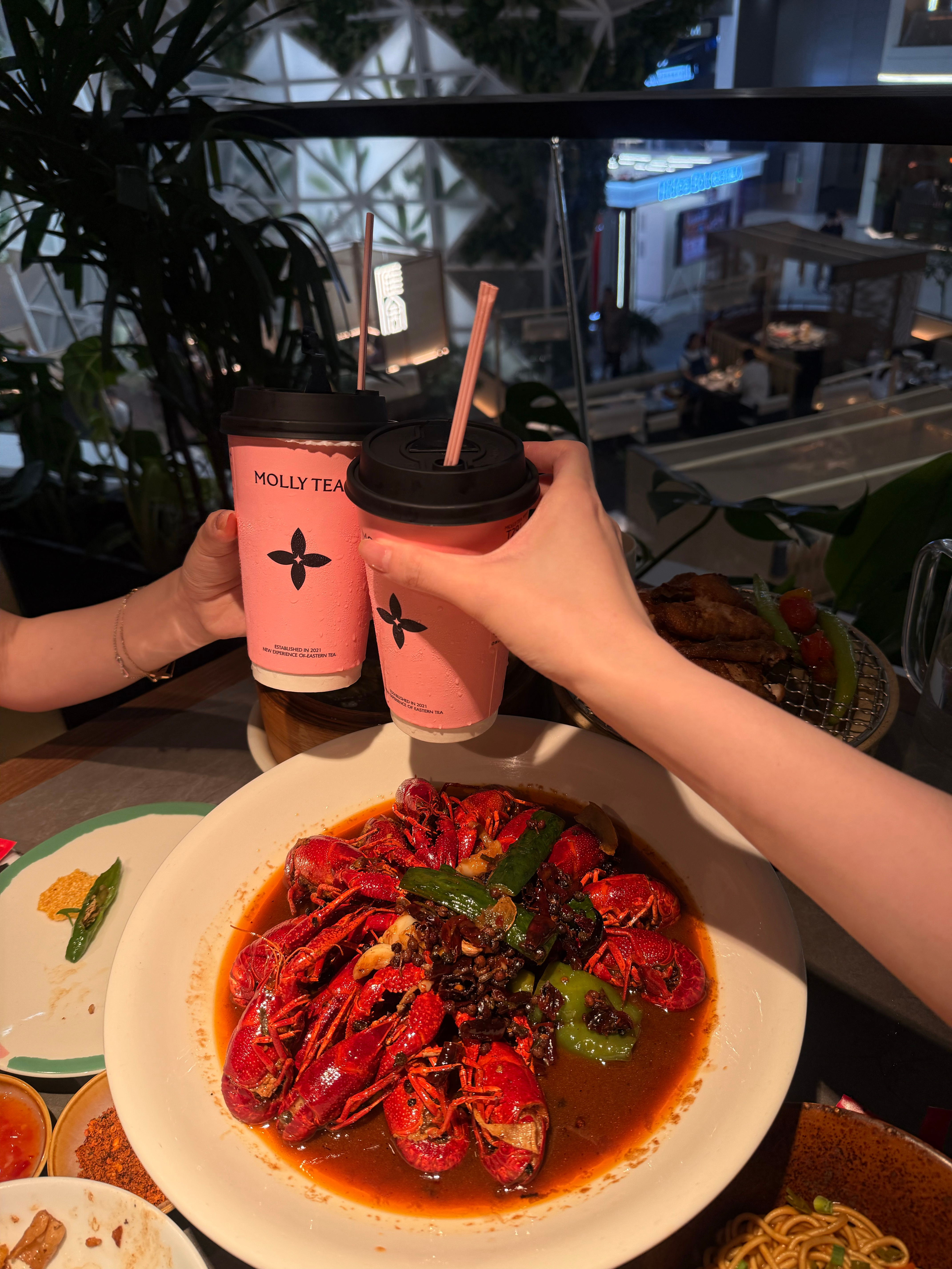 和女朋友过节