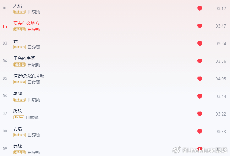 田馥甄新专辑《要去什么地方》上线你最爱哪些？我态度：先全心 田馥甄新专上线 田馥