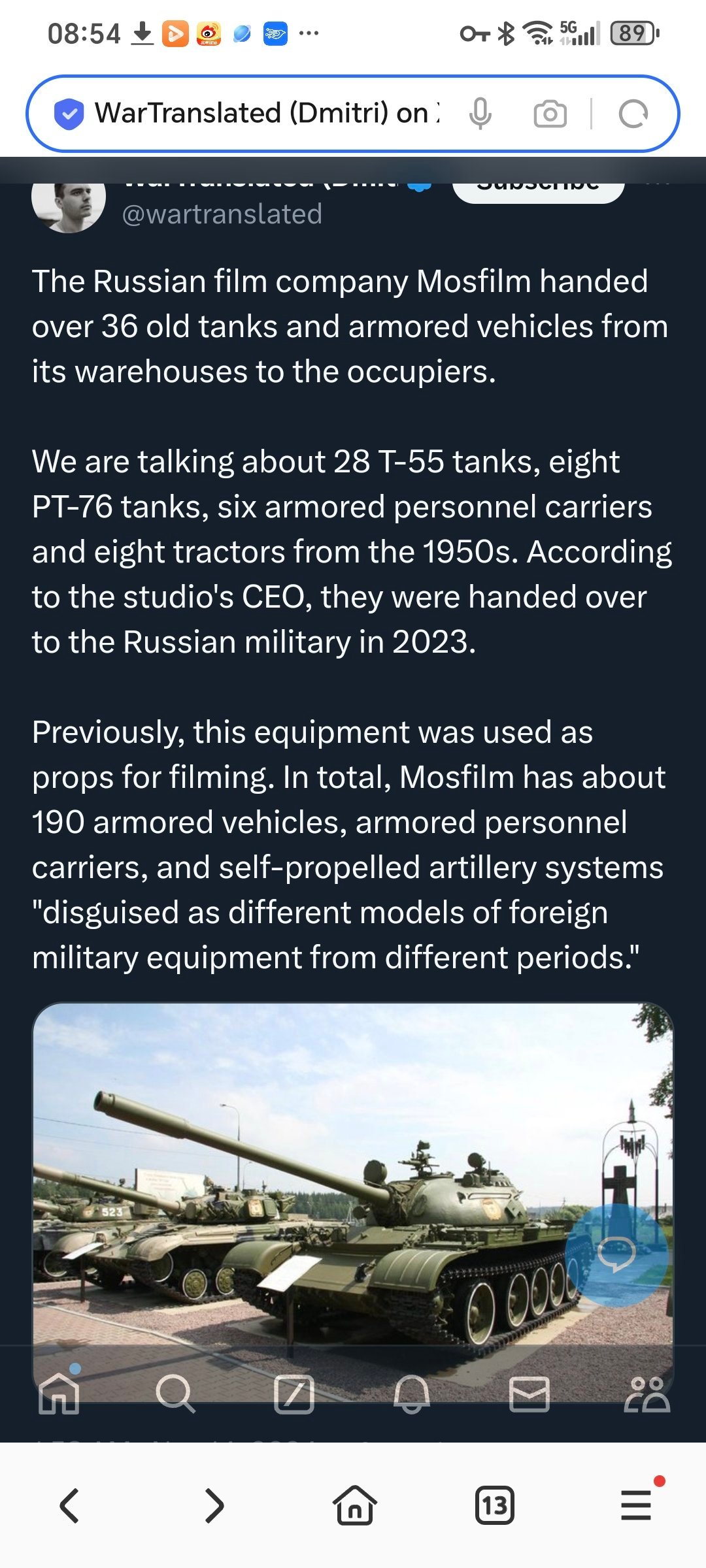 据媒体报道，日前，俄罗斯 Mosfilm（莫斯科） 电影公司将其仓库中的 36 