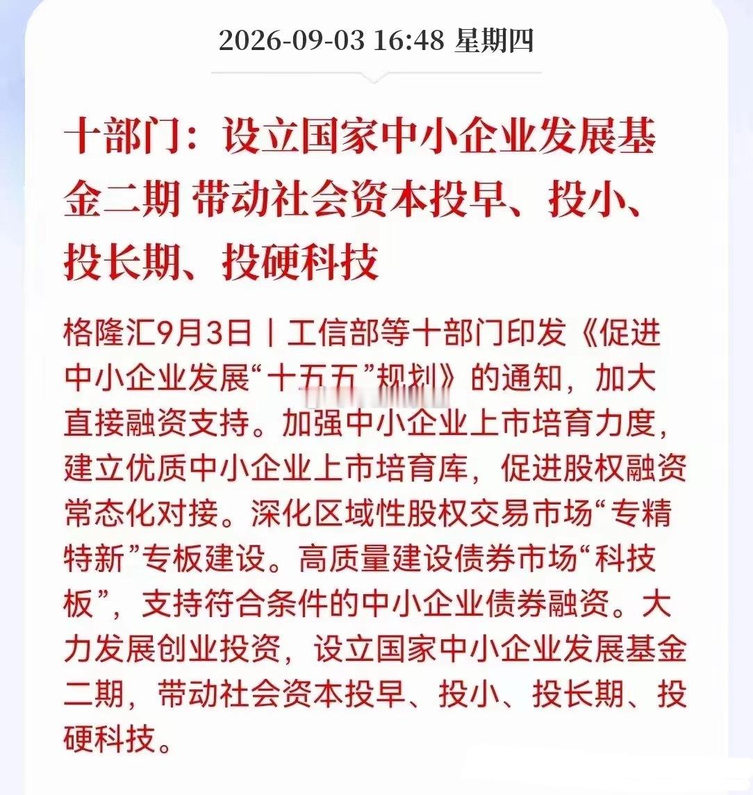 大利好！大利好！盘后突发重磅消息！今天A股三大指数小幅收红，全天弱势震荡，午后受