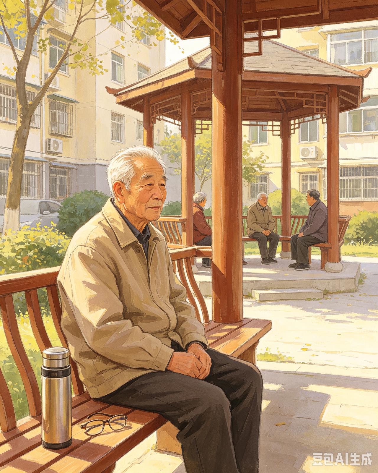 74岁往后想多活25年，这8句实话一定要记牢
 
楼下小区凉亭里，不少年过七旬的