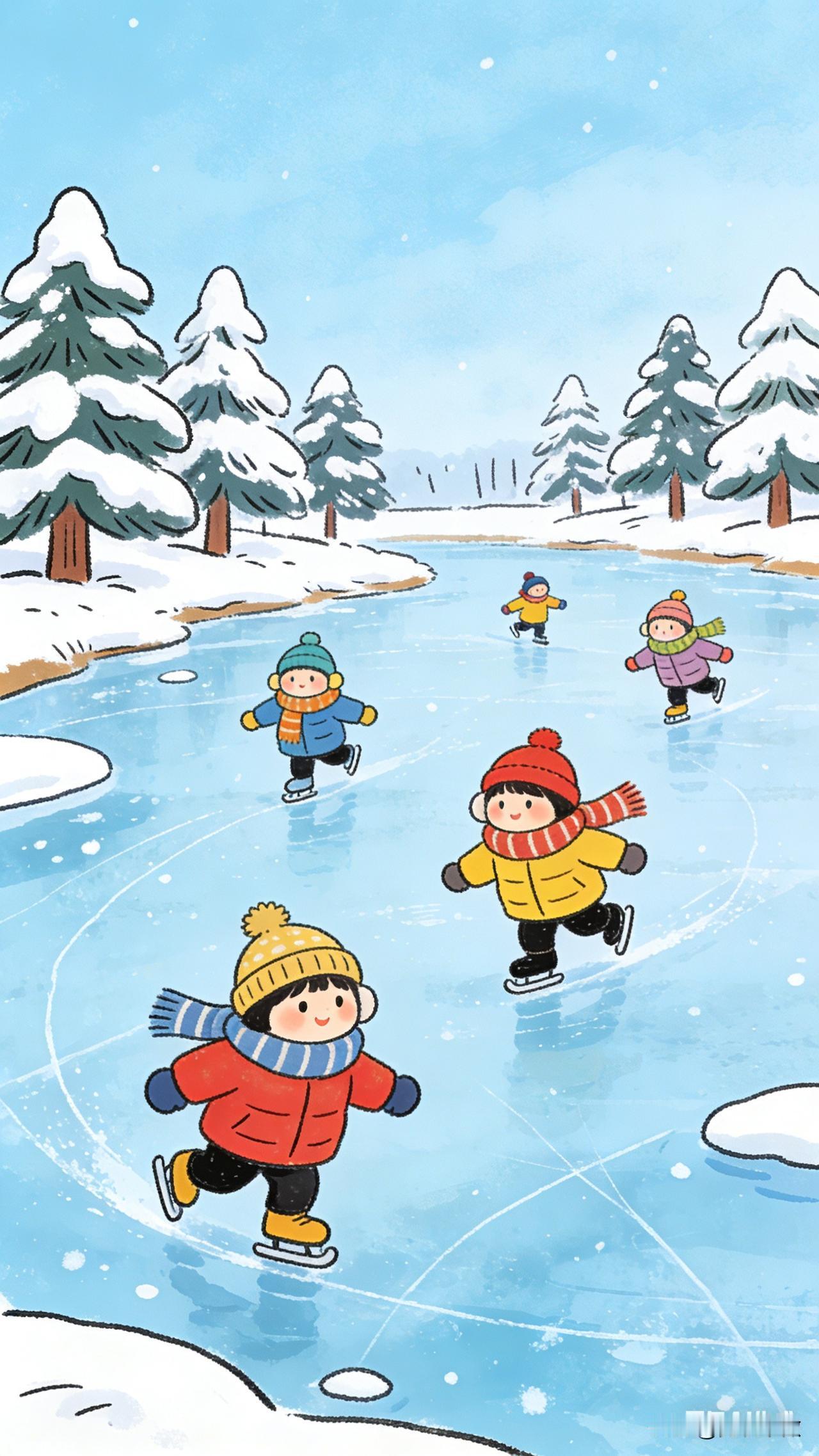 晒图笔记大赛冬日里的小朋友