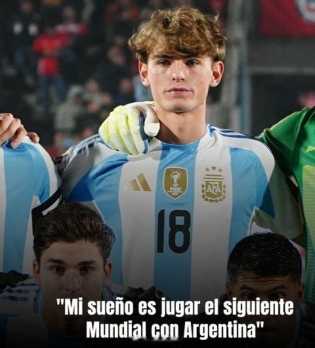 尼科·帕斯和阿根廷国家队 🇦🇷💙💬 “现在，我的梦想是参加明年的世界杯。