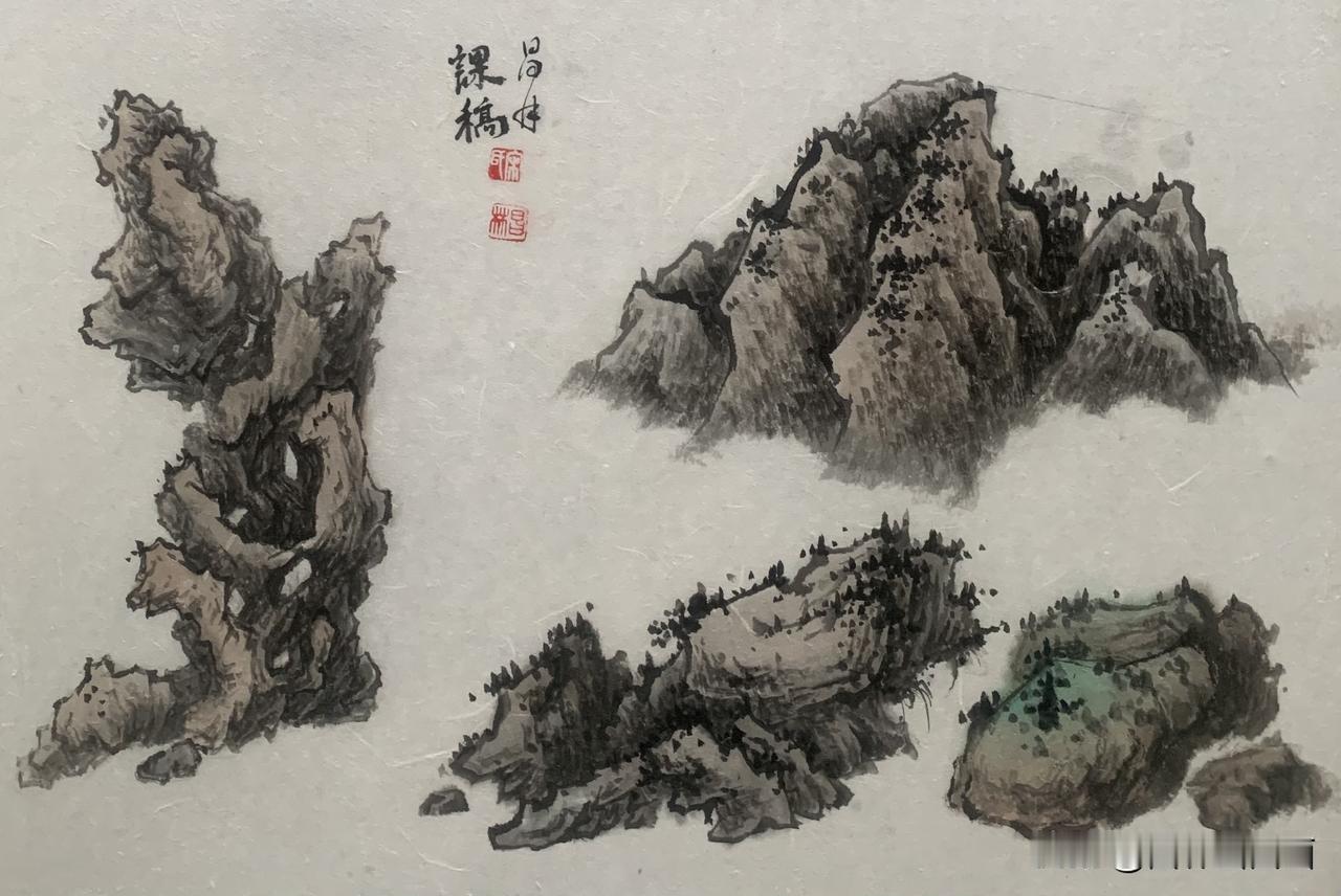 宋昌林国画课稿