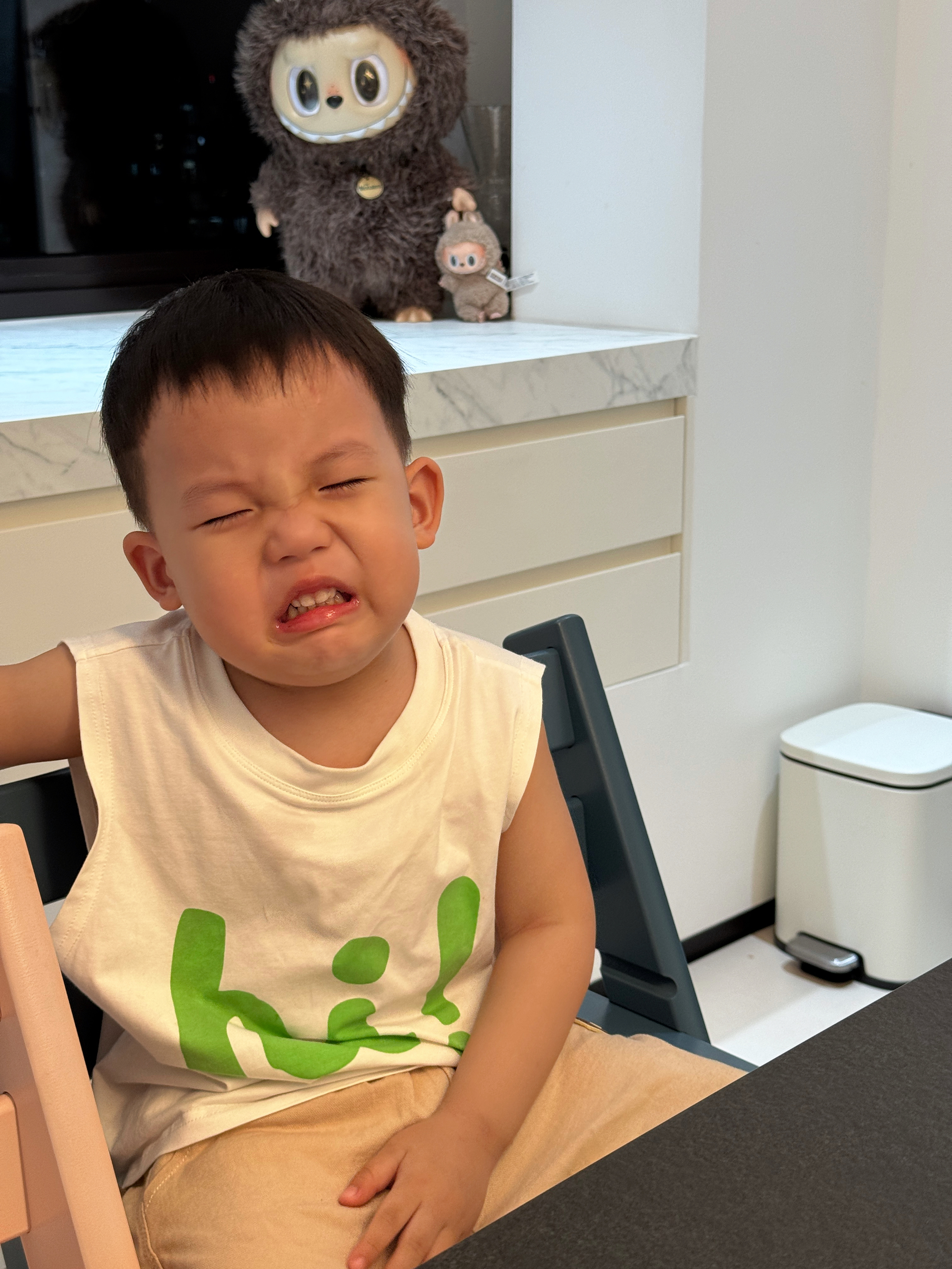 还欠一个开箱视频没拍，本来打算昨天拍的。阿琛生病了，工作就做不了。他都不知道他有