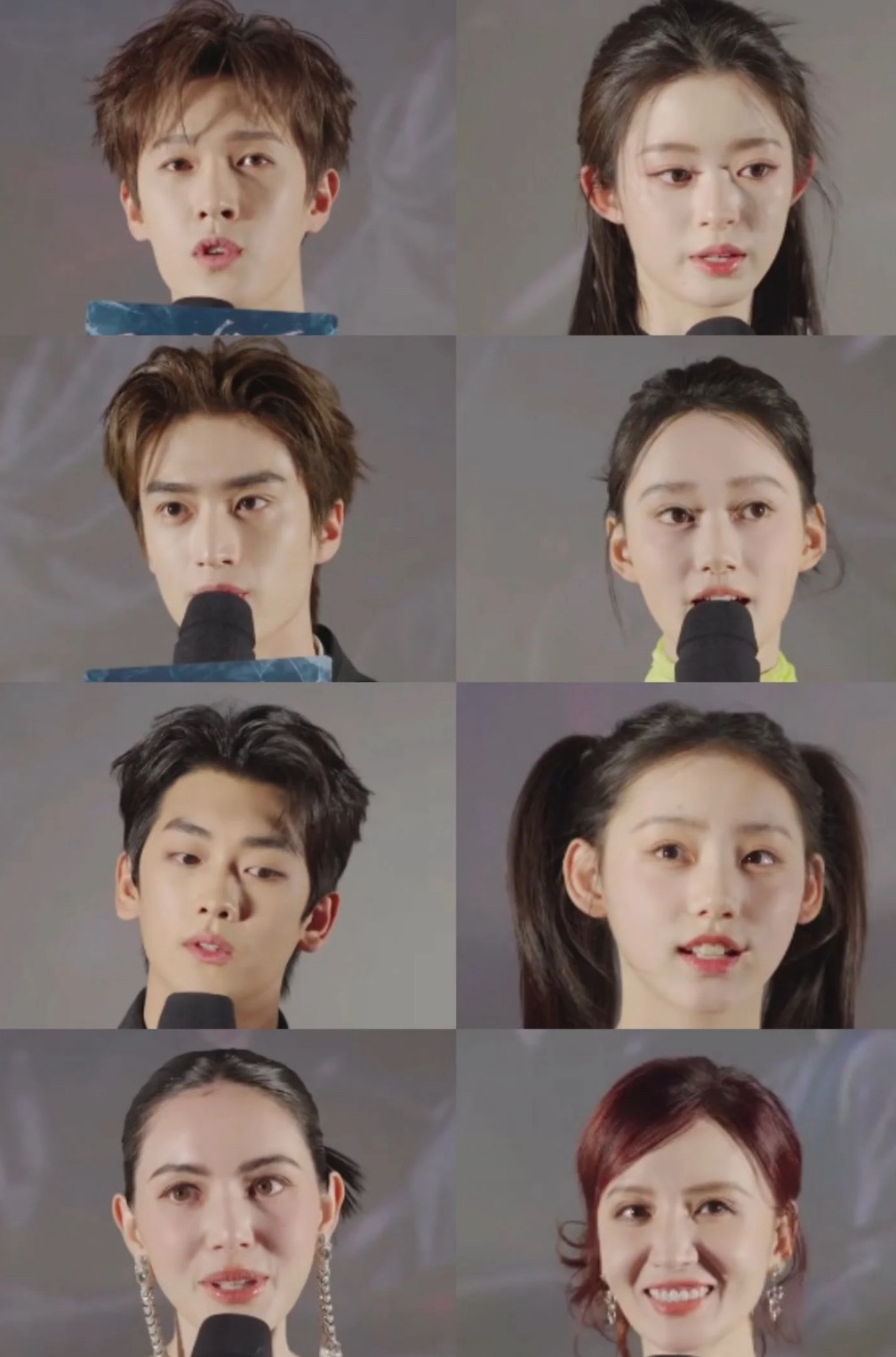 冰湖重生首映礼直播怼脸截图李昀锐、黄杨钿甜、张康乐、夏梦、李孝谦、刘佳玺、Mai