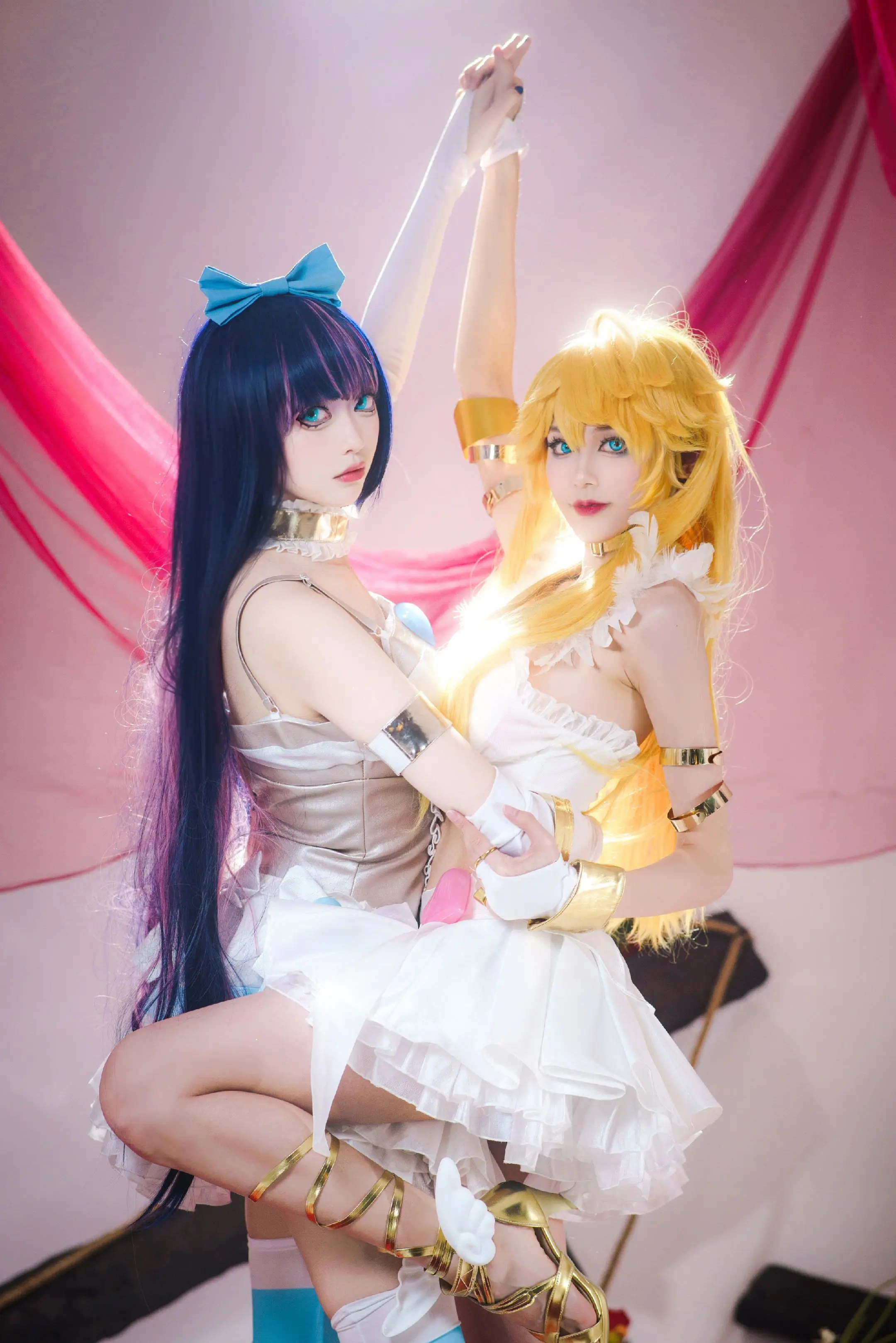 嘎嘎干净俩天使stocking