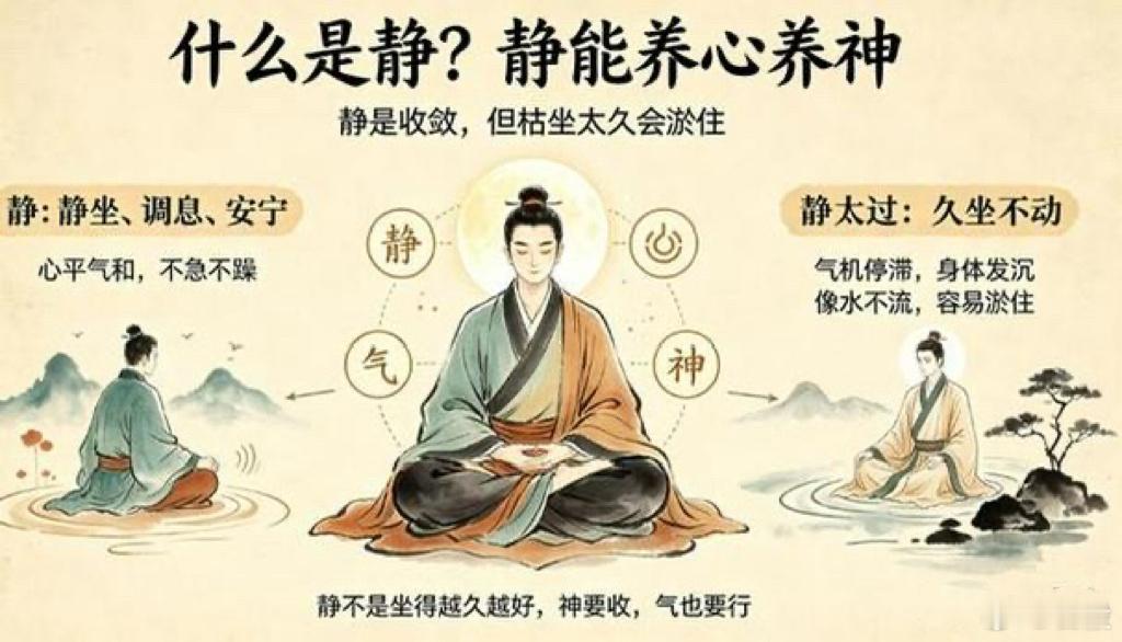 什麼是靜：靜能養心養神 ​​​