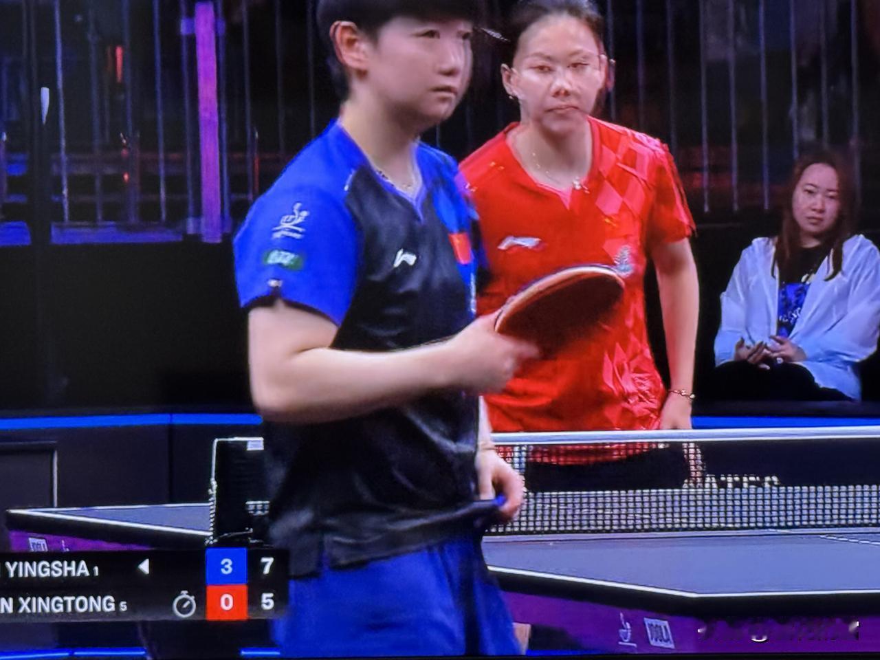 WTT美国大满贯男女单打半决赛结果预测：

孙颖莎4-2王艺迪
张本美和4-3蒯