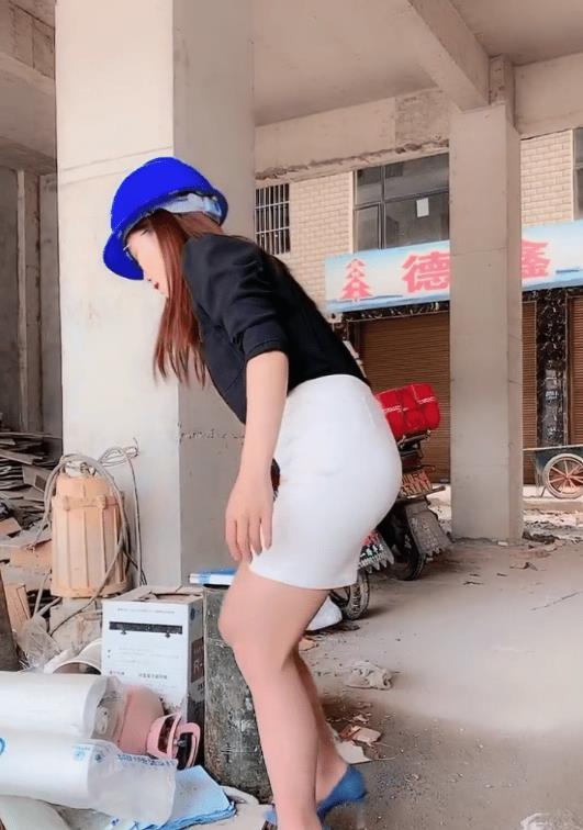 穿着高跟鞋上工地，是不是找罪受，并且也是违返安全管理规定的行为。你敢吗?