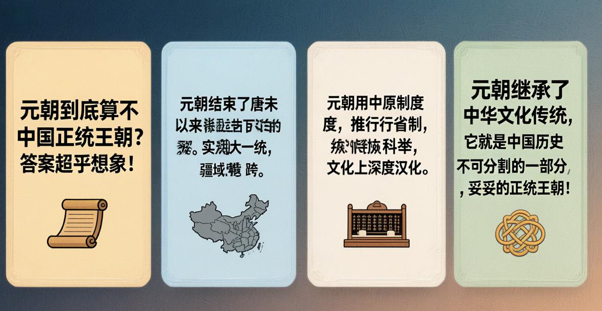 元朝到底算不算中国的正统王朝?
元朝到底算不算中国正统王朝？答案超乎想象！

家