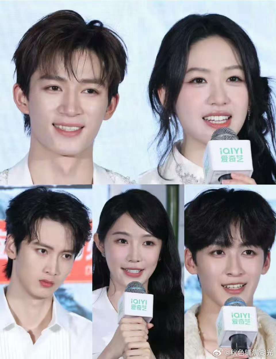 定风波桃厂通告日怼脸生图状态：王星越、向涵之、陈宥维、张南、何洛洛 ​​​