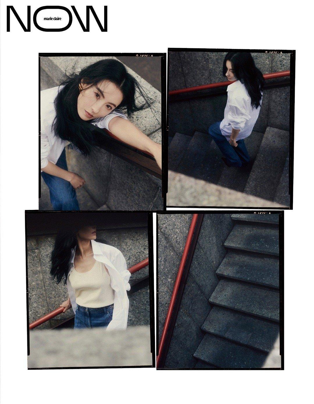 #张柏芝重拍左右情缘##张柏芝街拍电影感# 《Marie Claire NOW》