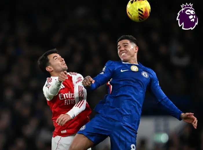 英超榜首战1-1握手言和！十人切尔西顽强逼平阿森纳 枪手5分领跑切尔西vs阿森纳