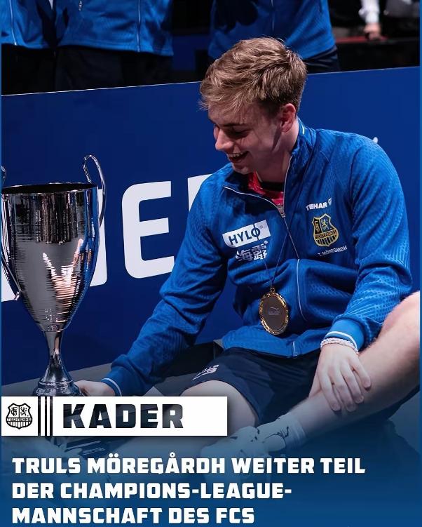 雷加德续约萨尔布吕肯2026赛季！

不过小莫仍然只打欧冠，并不打德甲。

不出