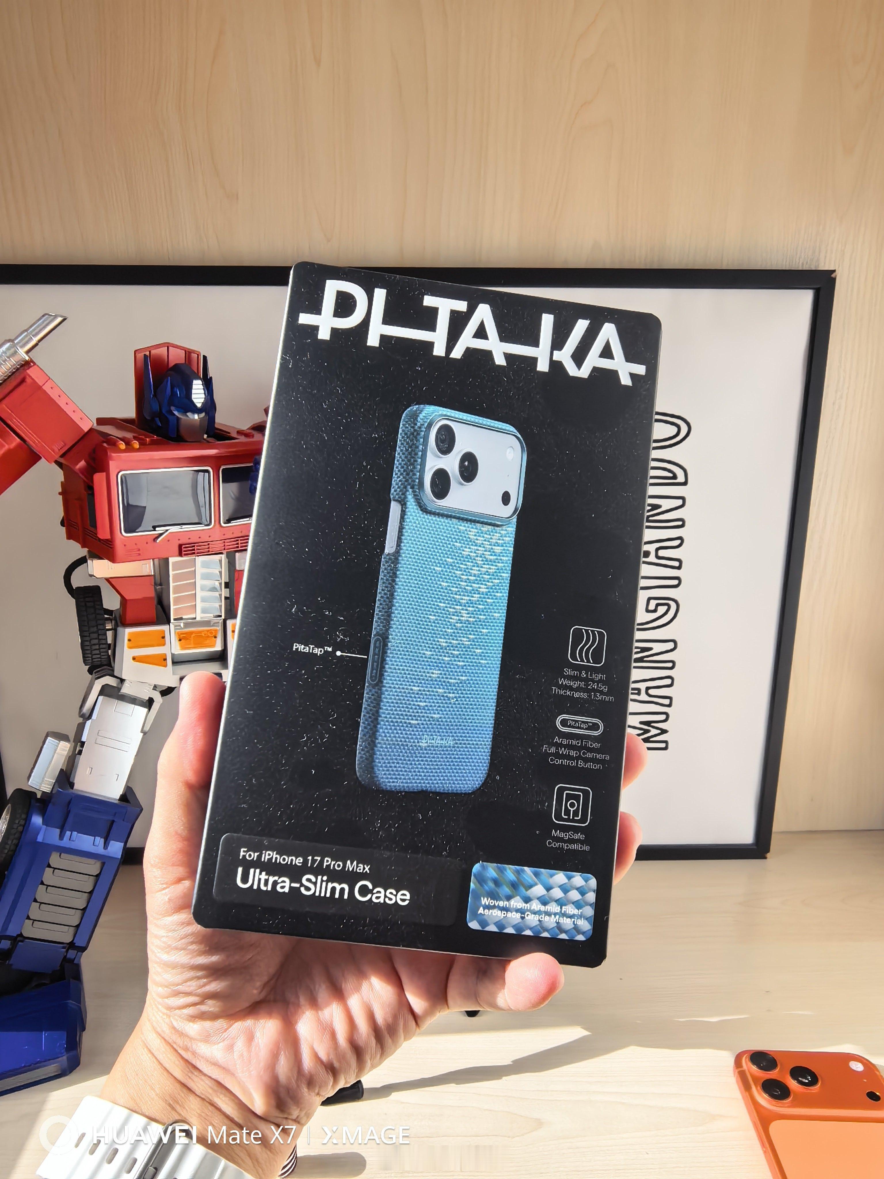 给手机换个新壳有一种换新手机的感觉【PitaTap超薄款】浮光跃金芳纶壳真的太薄