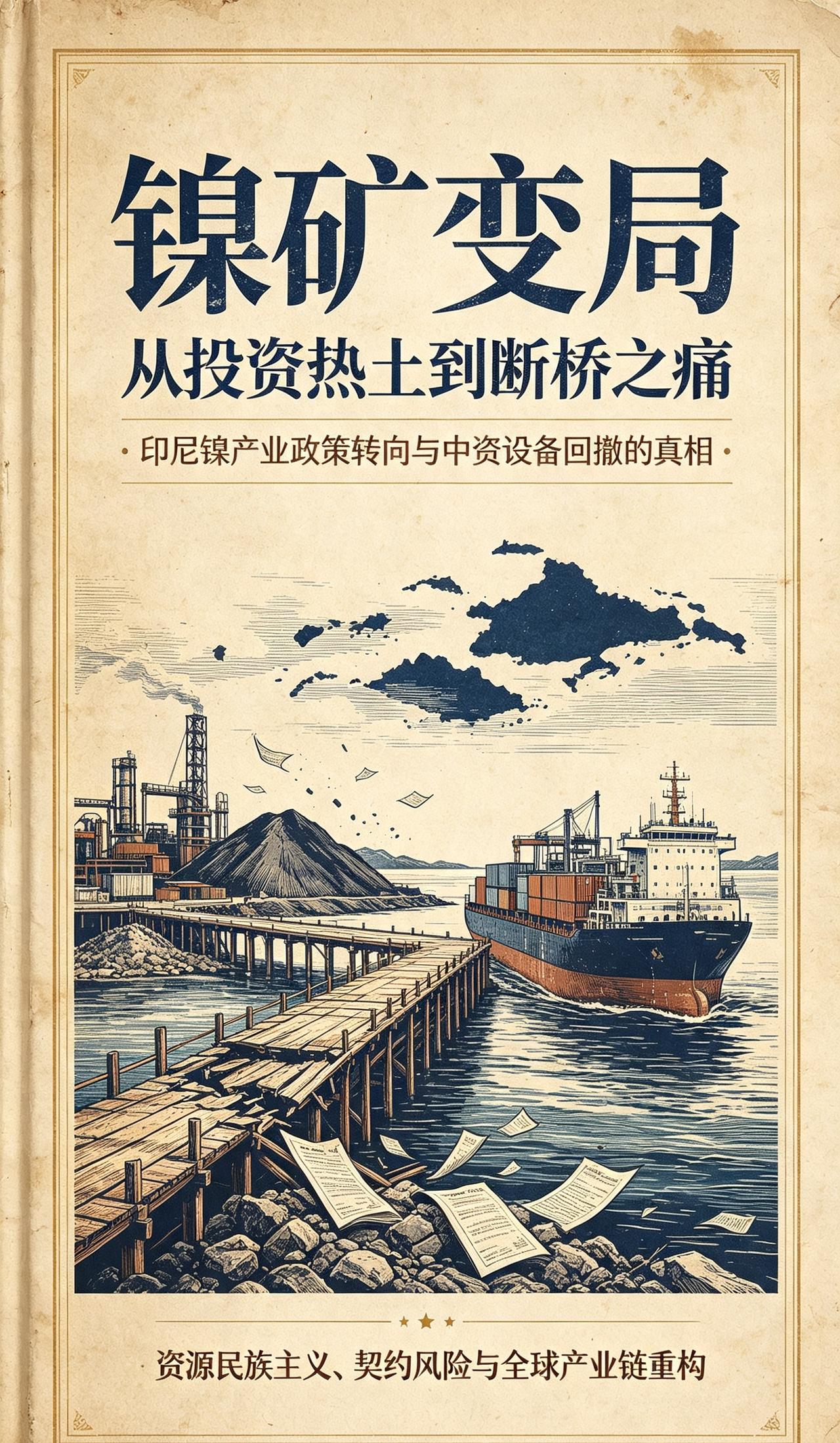 说走就走，一颗螺丝钉都不给你留。拥有全球最大的镍矿的印尼，不得不向菲律宾进口，你
