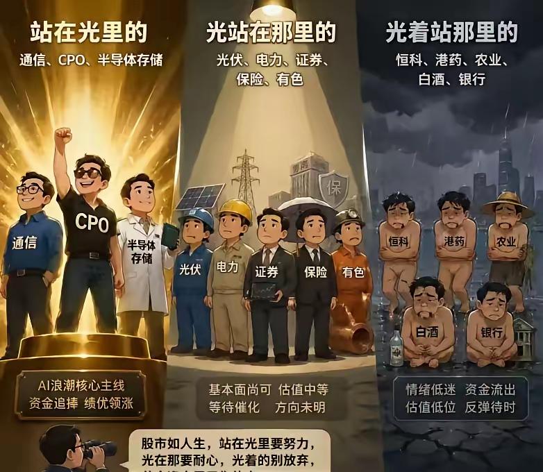 你是属于哪类股民？
多少人深陷医药，银行，证券和白酒？