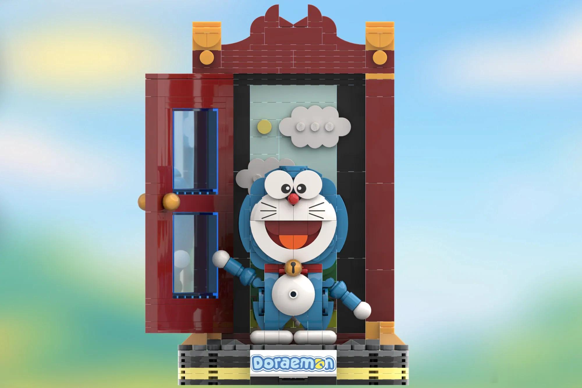Memorph的乐高ideas投稿，哆啦A梦的任意门。 ​​​